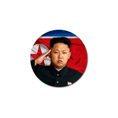 Kim Jong-un Golf Ball Marker by Valentinaart