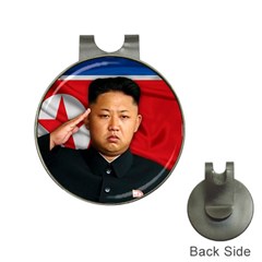 Kim Jong-un Hat Clips With Golf Markers by Valentinaart