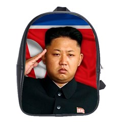 Kim Jong-un School Bag (large) by Valentinaart