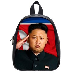 Kim Jong-un School Bag (small) by Valentinaart