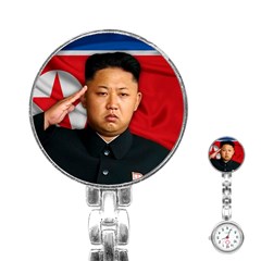 Kim Jong-un Stainless Steel Nurses Watch by Valentinaart