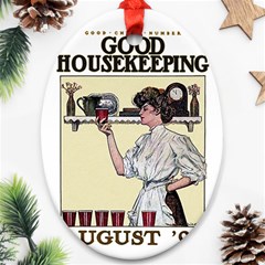 Good Housekeeping Ornament (oval) by Valentinaart