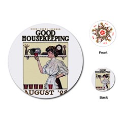 Good Housekeeping Playing Cards (round)  by Valentinaart