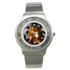 Wonderful Horse In Watercolors Stainless Steel Watch by FantasyWorld7