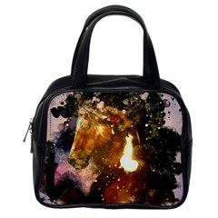 Wonderful Horse In Watercolors Classic Handbags (one Side) by FantasyWorld7