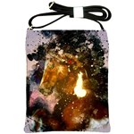 Wonderful Horse In Watercolors Shoulder Sling Bags