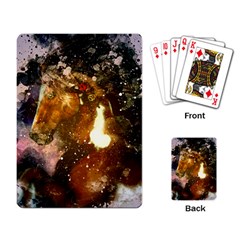 Wonderful Horse In Watercolors Playing Card by FantasyWorld7