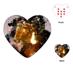 Wonderful Horse In Watercolors Playing Cards (heart)  by FantasyWorld7