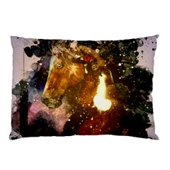 Wonderful Horse In Watercolors Pillow Case by FantasyWorld7