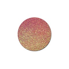 Rose Gold Sparkly Glitter Texture Pattern Golf Ball Marker (10 Pack) by paulaoliveiradesign