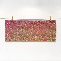 Rose Gold Sparkly Glitter Texture Pattern Cosmetic Storage Cases by paulaoliveiradesign