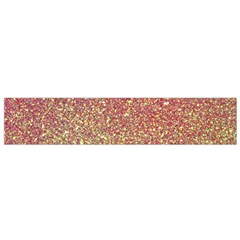 Rose Gold Sparkly Glitter Texture Pattern Small Velour Scarf