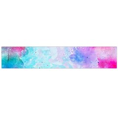 Pink And Purple Galaxy Watercolor Background  Large Velour Scarf 