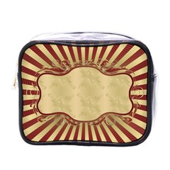 Art Deco Red Mini Toiletries Bags by NouveauDesign