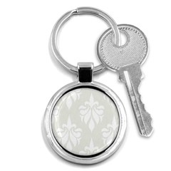 Fleur De Lis Key Chains (round)  by NouveauDesign