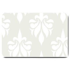 Fleur De Lis Large Doormat  by NouveauDesign