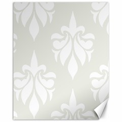 Fleur De Lis Canvas 11  X 14   by NouveauDesign