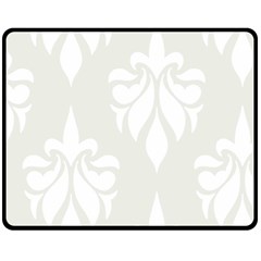 Fleur De Lis Fleece Blanket (medium)  by NouveauDesign