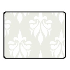 Fleur De Lis Double Sided Fleece Blanket (small)  by NouveauDesign