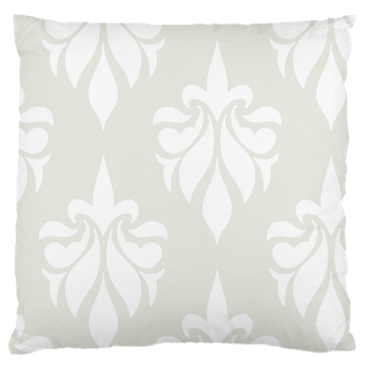 fleur de lis Standard Flano Cushion Case (One Side)