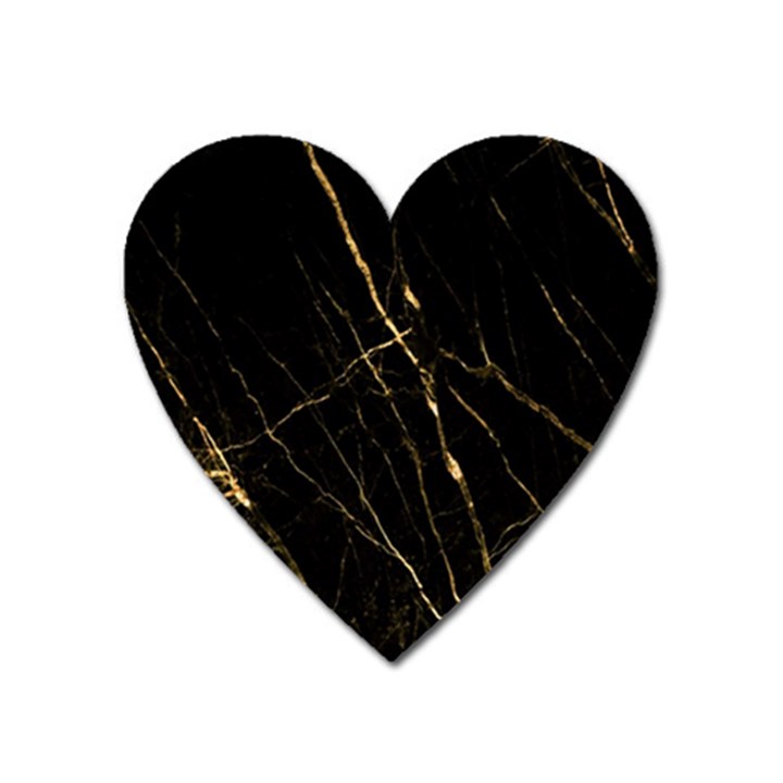 black marble Heart Magnet