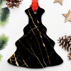 Black Marble Ornament (christmas Tree)  by NouveauDesign