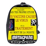 Ronald Story Vaccine  School Bag (XL) Front