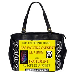 Ronald Story Vaccine  Office Handbags (2 Sides)  by MRTACPANS