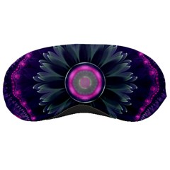 Beautiful Hot Pink And Gray Fractal Anemone Kisses Sleeping Masks by jayaprime