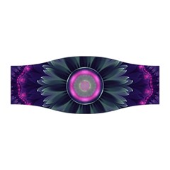 Beautiful Hot Pink And Gray Fractal Anemone Kisses Stretchable Headband by jayaprime