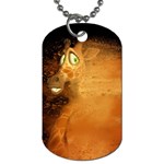 The Funny, Speed Giraffe Dog Tag (One Side) Front