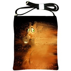 The Funny, Speed Giraffe Shoulder Sling Bags by FantasyWorld7