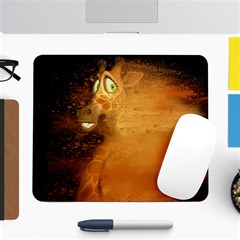 The Funny, Speed Giraffe Large Mousepads by FantasyWorld7