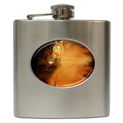 The Funny, Speed Giraffe Hip Flask (6 Oz) by FantasyWorld7