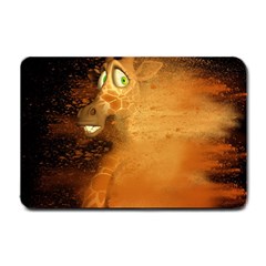 The Funny, Speed Giraffe Small Doormat  by FantasyWorld7