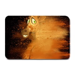 The Funny, Speed Giraffe Plate Mats by FantasyWorld7