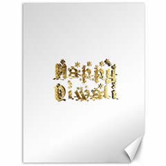 Happy Diwali Gold Golden Stars Star Festival Of Lights Deepavali Typography Canvas 36  X 48   by yoursparklingshop