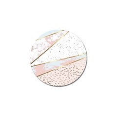 Collage,white Marble,gold,silver,black,white,hand Drawn, Modern,trendy,contemporary,pattern Golf Ball Marker (10 Pack) by NouveauDesign