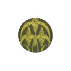 Art Nouveau Green Golf Ball Marker (4 Pack) by NouveauDesign