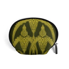 Art Nouveau Green Accessory Pouches (small)  by NouveauDesign