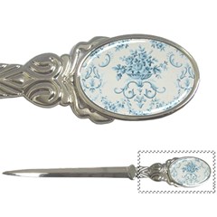 Blue Vintage Floral  Letter Openers by NouveauDesign