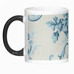 Blue Vintage Floral  Morph Mugs by NouveauDesign