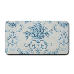 Blue Vintage Floral  Medium Bar Mats by NouveauDesign