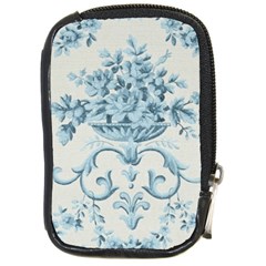 Blue Vintage Floral  Compact Camera Cases by NouveauDesign