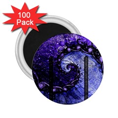 Beautiful Violet Spiral For Nocturne Of Scorpio 2 25  Magnets (100 Pack)  by jayaprime