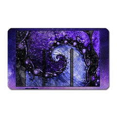 Beautiful Violet Spiral For Nocturne Of Scorpio Magnet (rectangular) by jayaprime