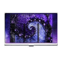 Beautiful Violet Spiral For Nocturne Of Scorpio Business Card Holders by jayaprime