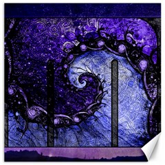 Beautiful Violet Spiral For Nocturne Of Scorpio Canvas 12  X 12   by jayaprime