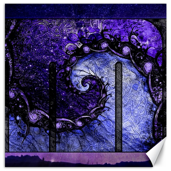 Beautiful Violet Spiral For Nocturne Of Scorpio Canvas 16  x 16  