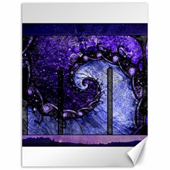 Beautiful Violet Spiral For Nocturne Of Scorpio Canvas 18  X 24   by jayaprime